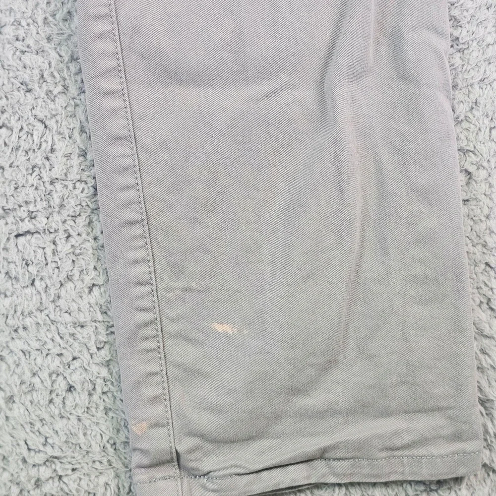 Flint And Tinder Pants Mens 33x34 Gray Chino 5 Pocket Tapered Fit Stretch Casual